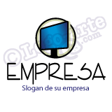 Logo pantalla, monitor, ofimática, software, comercio, web, aprendizaje.