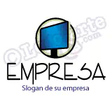 Logo pantalla, monitor, ofimática, software, comercio, web, aprendizaje.