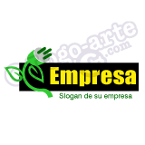 Logo electricidad, logo enchufe, logo energía, logo energía verde, logo energía sostenible