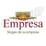 Logo abstracto cabaña,turismo, energía, decoración, sol.