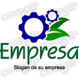 Pictograma vectorial Logo industria, engranajes con hojas, medioambiental, naturaleza, conservación, producción, medio ambiente, energía.