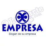 Logotipo abstracto, industria, medicina, fabricación, solidez, fuerza.