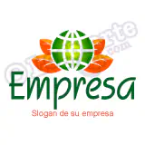 Logotipo mundo vegetal, industria, procesamiento fruta, turismo ecológico, exportación.