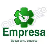 Logo farmacia, mortero, cruz verde, salud, farmacopea.