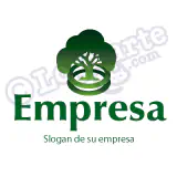 Logotipo naturaleza, arboles, parques, floristería, comercio, industria.