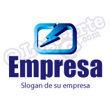 Logotipo electricidad, energía, reformas, artículos eléctricos.