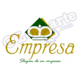 Logotipo papelería, librería, arte, comercio.