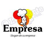 Logo cocinero, comida, infantil, chuches, catering, servicios.