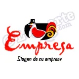 Logo pollo, comida, comercio, catering, espectáculos.