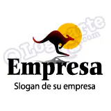 Logo canguro, mensajería, entregas, reparto, correo privado, eventos.