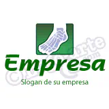 Pictograma vectorial Logotipo salud, medicina, radiología, quiropráctica, pie, huesos del pie.
