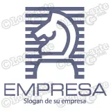 Pictograma vectorial Logo caballo ajedrez, comercio, rayas, ropa, vanguardia, fuerza, poder.