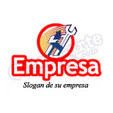 Logotipo mecánica, servicios técnicos, industria, abstracto, construcción.