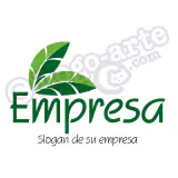 Logo vegetal, naturaleza, verde, ecológico.