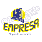 Logotipo informática, telemarketing, comunicación, ventas, ventas, servicios.