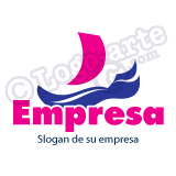Logo barco, negocios, mar, deportes, web, servicios.