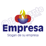 Logotipo deportes, gas, energía, calor.