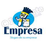 Logo pintura, reformas, servicios, construcción.
