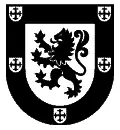 Escudo heráldico vectorial del apellido Alfonzo para chorro de arena en mármol y grabado CNC en piedra formato DXF.