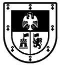 Escudo heráldico vectorial del apellido Almagro para chorro de arena en mármol y grabado CNC en piedra formato DXF.