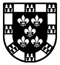 Escudo heráldico vectorial del apellido Argüelles para grabado CNC, chorro de arena y corte en plotter formato DXF.