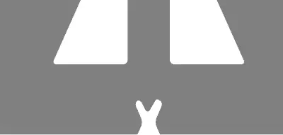Las puntas y ángulos de este escudo heráldico vectorial están redondeados para facilitar el corte y pelado.