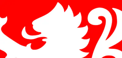 Las puntas y ángulos de este escudo heráldico vectorial están redondeados para facilitar el corte y pelado.