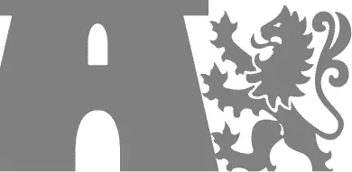 Las puntas y ángulos de este escudo heráldico vectorial están redondeados para facilitar el corte y pelado.