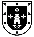 Escudo heráldico vectorial del apellido Molina para chorro de arena en vidrio, plotter de corte y grabado láser formato DXF