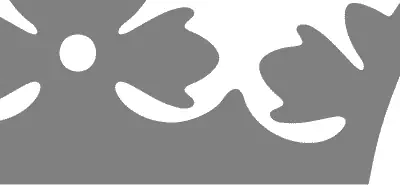 Las puntas y ángulos de este escudo heráldico vectorial están redondeados para facilitar el corte y pelado.