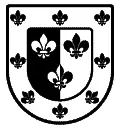 Escudo heráldico vectorial del apellido Ramírez para chorro de arena en vidrio, plotter de corte y grabado láser formato DXF