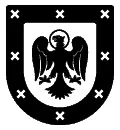 Escudo heráldico vectorial del apellido Salvador para grabado CNC en madera, corte en plotter y chorro de arena formato DXF.