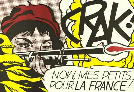 Crack, obra de Roy Lichtenstein.