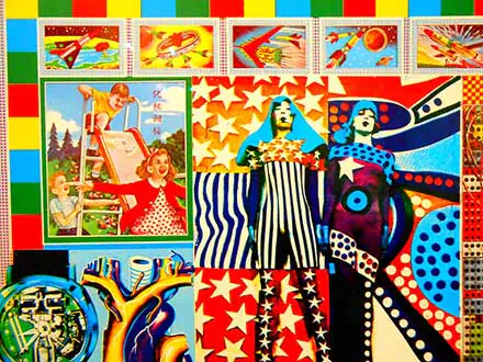 Una de las obras de Eduardo Paolozzi