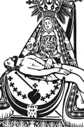 Vector image of Virgen de las Angustias.