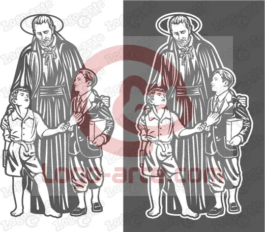 Immagini vettoriali di San Giuseppe Calasanzio disponibili per il download.