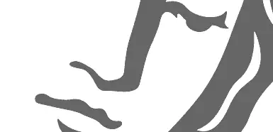 The tips and angles of this vector image are rounded for easy cutting and weeding.