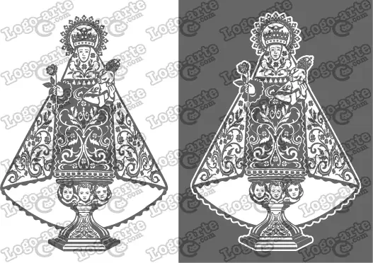 Immagini vettoriali della Madonna di Covadonga disponibili per il download.