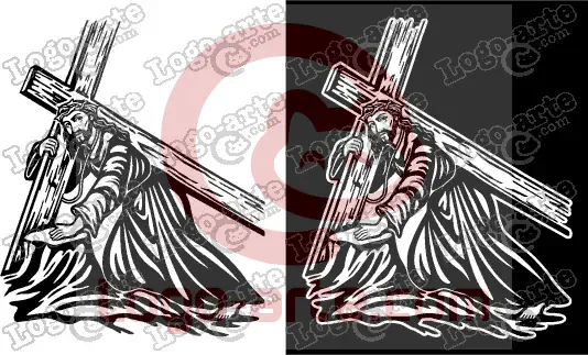 Imágenes vectoriales del Cristo del Paño disponibles para descargar y cortar.