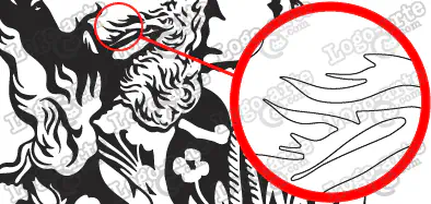 Le punte e gli angoli di questa immagine vettoriale sono arrotondati per facilitare il taglio e lo spellicolamento.