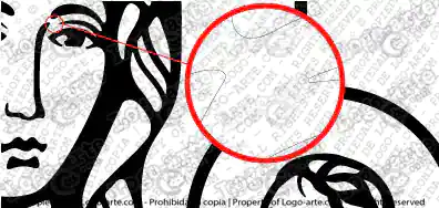 The tips and angles of this vector image are rounded for easy cutting and weeding.
