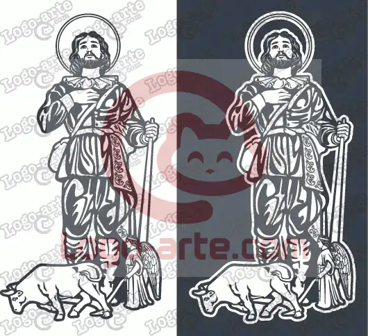 Imagens vetoriais de Santo Isidro Labrador disponíveis para descarregar.