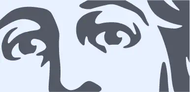 Las puntas y ángulos de esta imagen vectorial están redondeados para facilitar el corte y pelado.