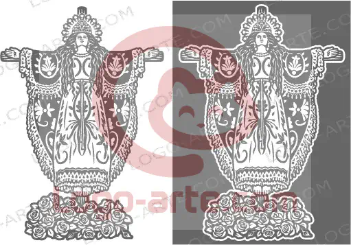 Immagini vettoriali di Santa Librada de Las Tablas da scaricare.