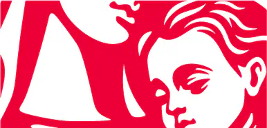 The tips and angles of this vector image are rounded to facilitate cutting and weeding.