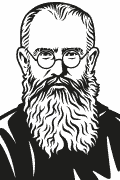 São Maximiliano Maria Kolbe vetorial para corte