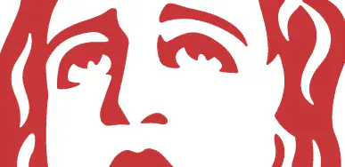 The tips and angles of this vector image are rounded to facilitate cutting and weeding.