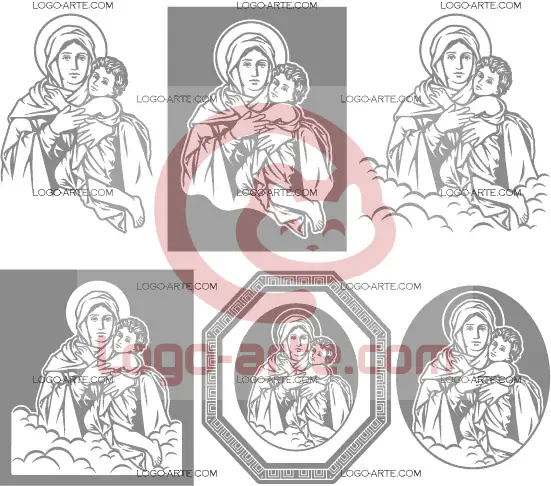 Vector images of the Virgin of Schoenstatt available for download.
