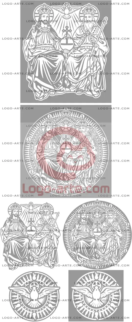 Immagini vettoriali della Santissima Trinità disponibili per il download.