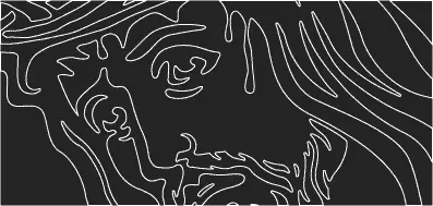 Corners and angles are rounded to facilitate cutting and weeding